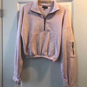 Baby Pink Cropped Sweater